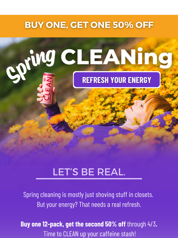 Spring CLEANing Sale: BOGO 50% Off