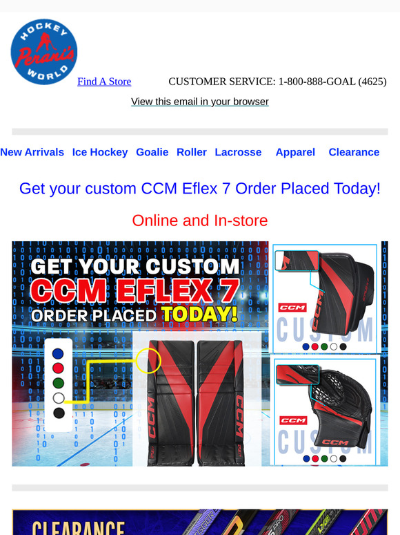 Get your custom CCM Eflex 7 Order Placed Today!