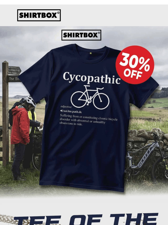 🚲Tee Of The Week: Strictly For The Cycopaths