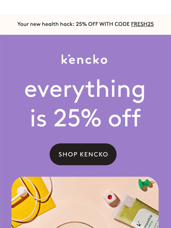 everything is 25% off - don't miss out!