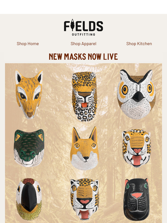 New Chané Masks Now Live + Fields Featured in Forbes!!!