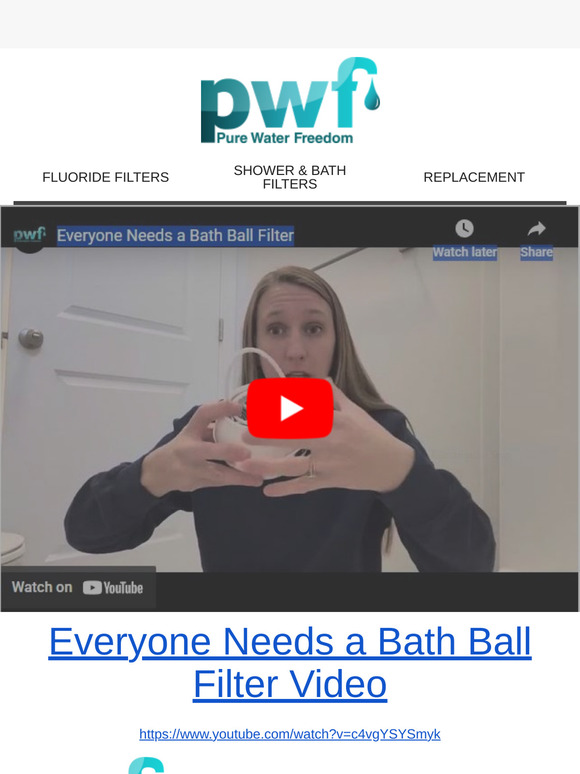 Everyone Needs a Bath Ball Filter!
