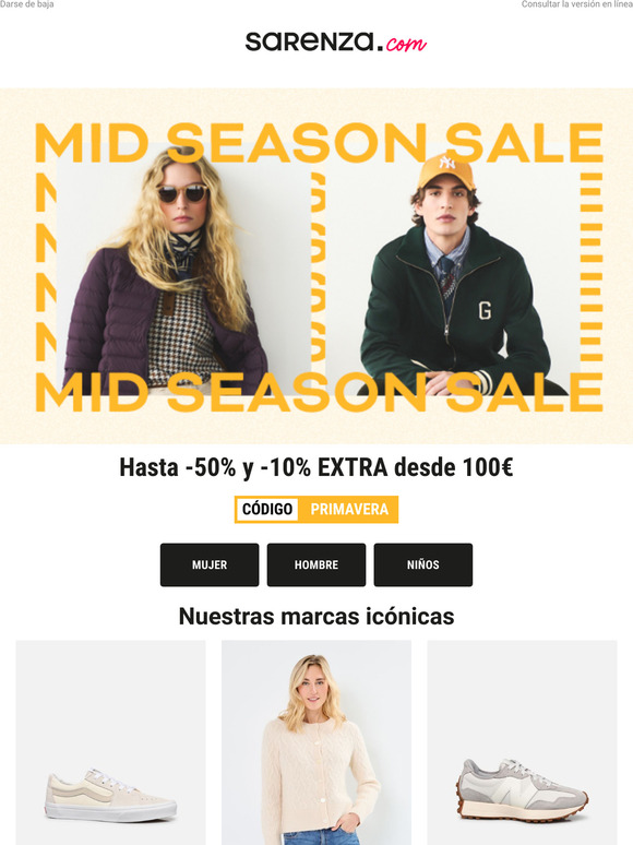 New balance, Vans, Lacoste... Hasta -50% 🌿