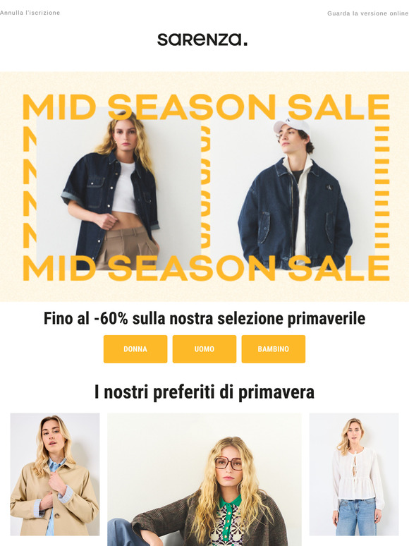I nostri pezzi simbolo delle Mid Season Sale 💞