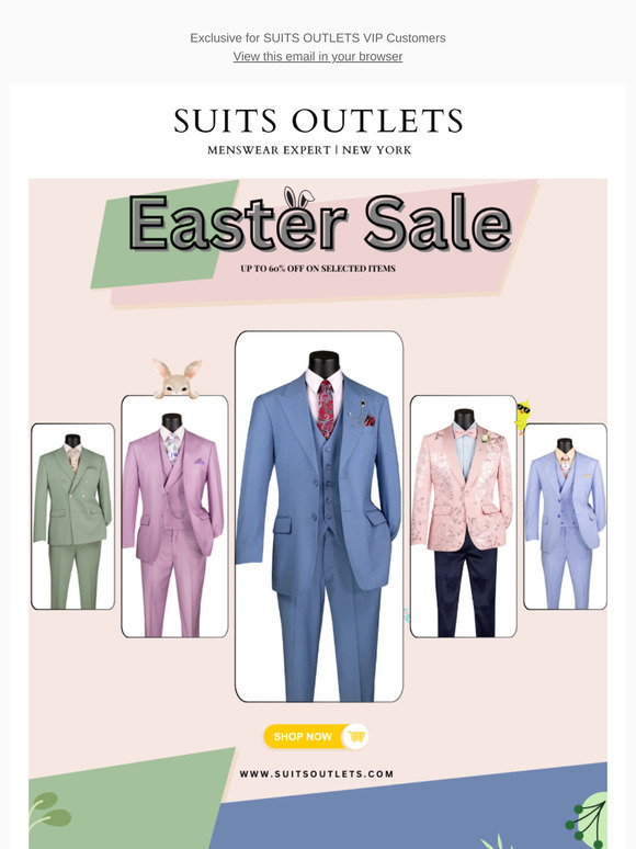✨ Hop Into Spring Easter Suits On Sale!
