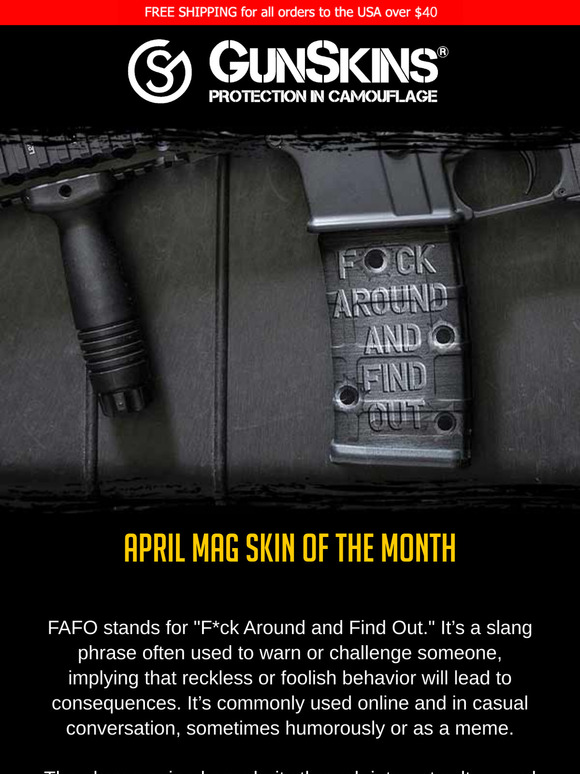 April Mag Skin of the Month is HERE!