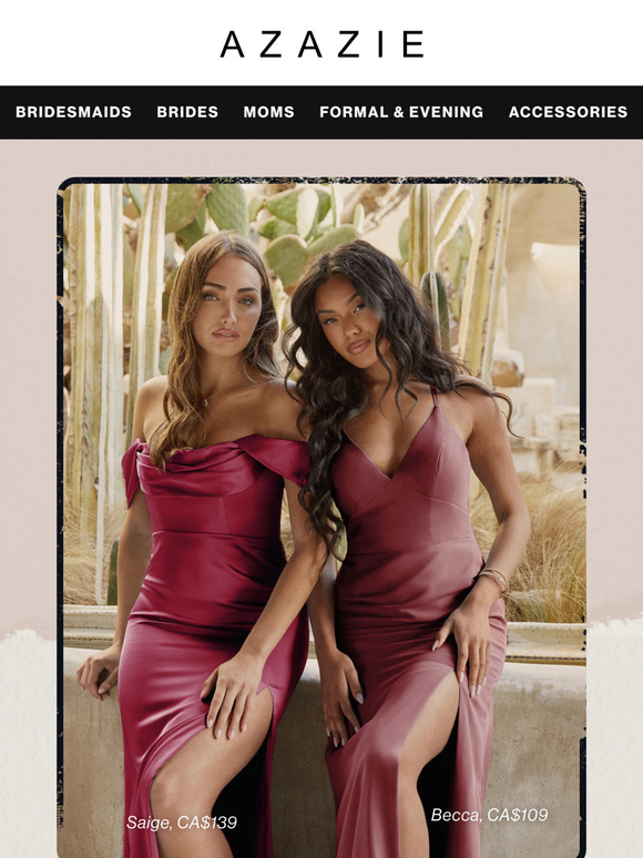 ‼️ BRIDESMAID DRESSES: STARTING AT CA$99‼️