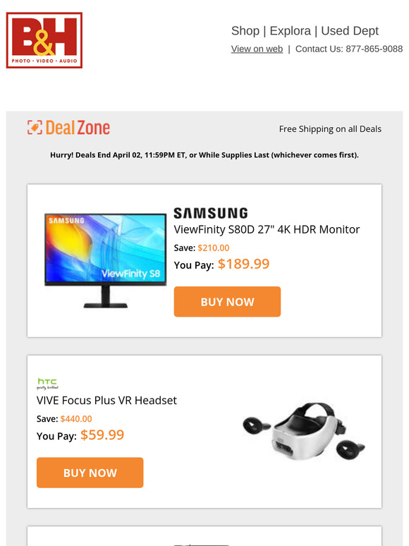 Today's Deals: 🔥$210.00 OFF! Samsung ViewFinity 27" Monitor & More!