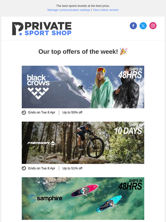 🏆 Top offers of the week!
