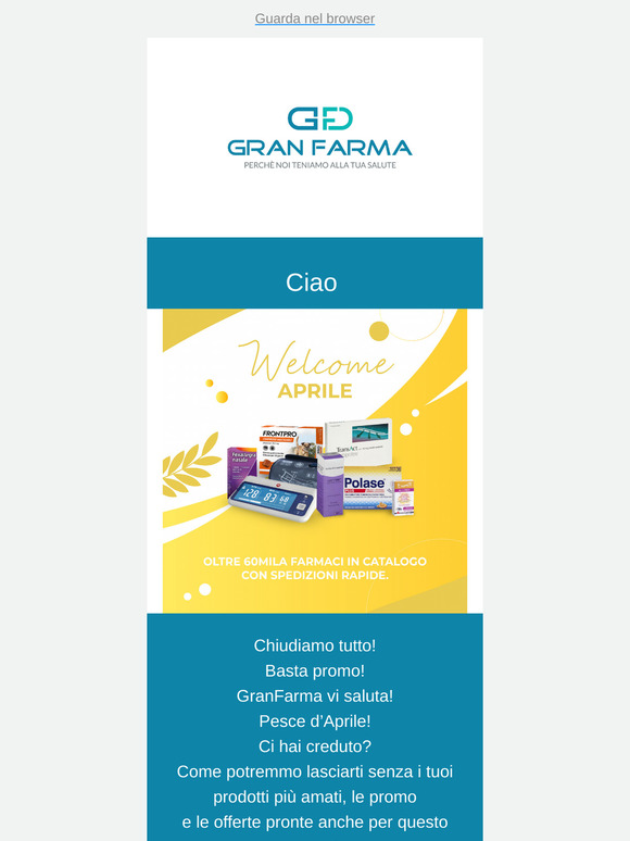 💯 Aprile: Nuovo mese, nuove promozioni🤩