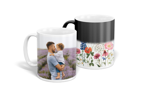 Photo Mug with hard-wearing ceramic base