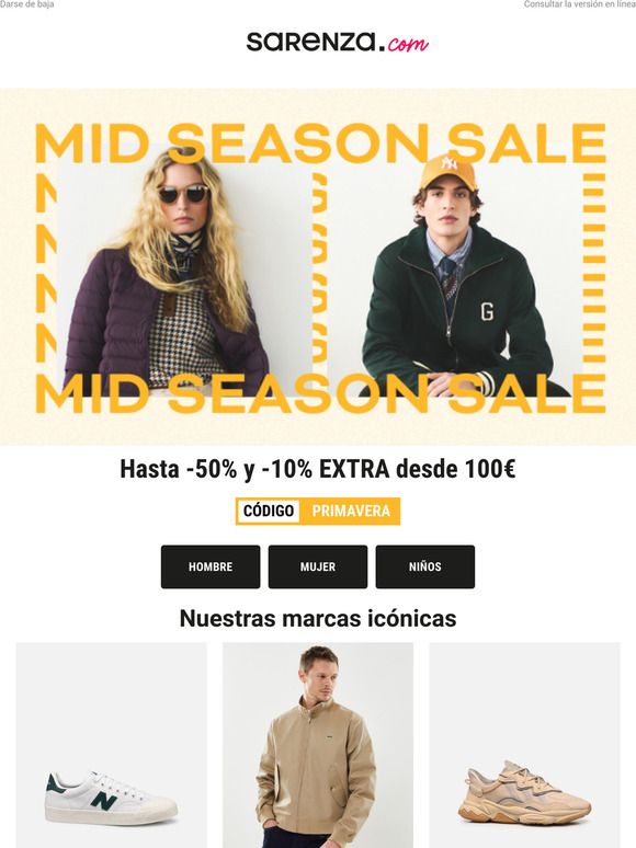 New balance, Geox, adidas... Hasta -50%