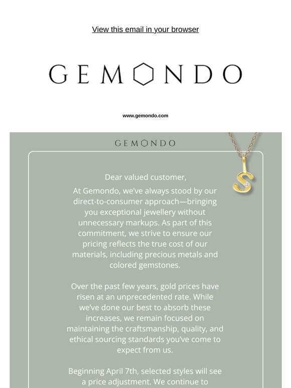 An important update from us at Gemondo💎