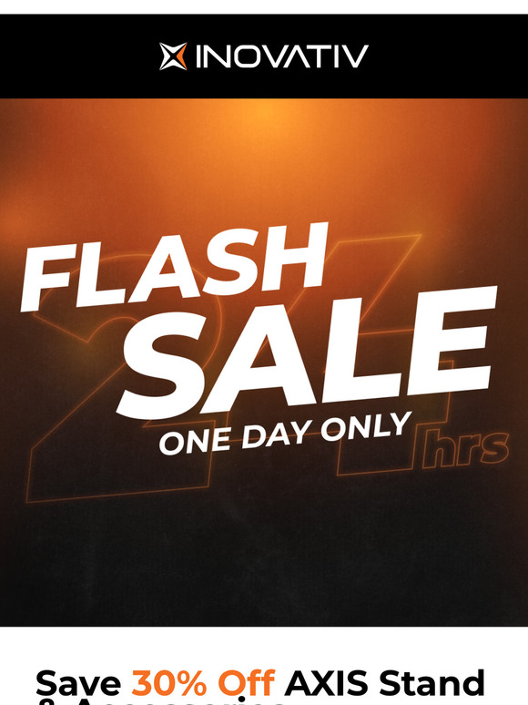 Flash Sale: 30% Off AXIS Stand and Accessories Today Only!
