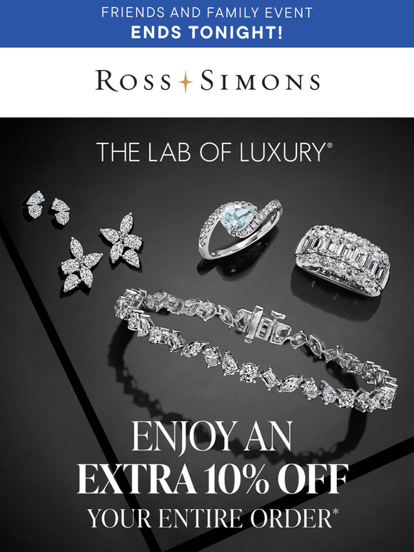 Indulge in lab-grown diamonds + last chance to get an extra 10% off your order!