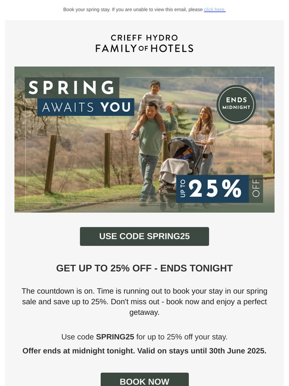 🌸 Don't miss out on our spring sale - ends TONIGHT