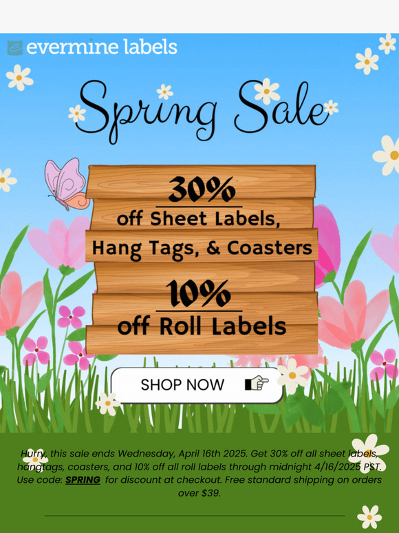 🌷 Spring Sale 🌺 | up to 30% off everything!