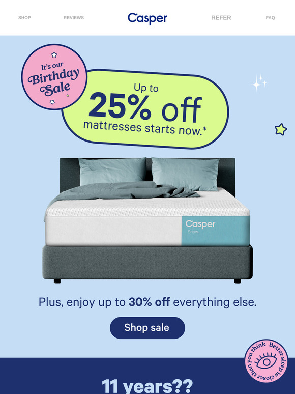 Save up to 30% during our Birthday Sale 🥳