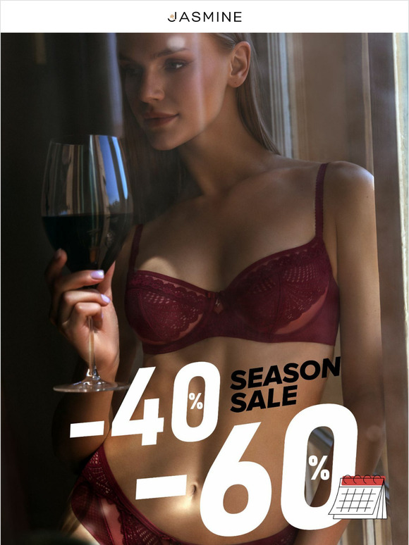 -60%, -40% 🌸 Сезонні знижки у Jasmine!