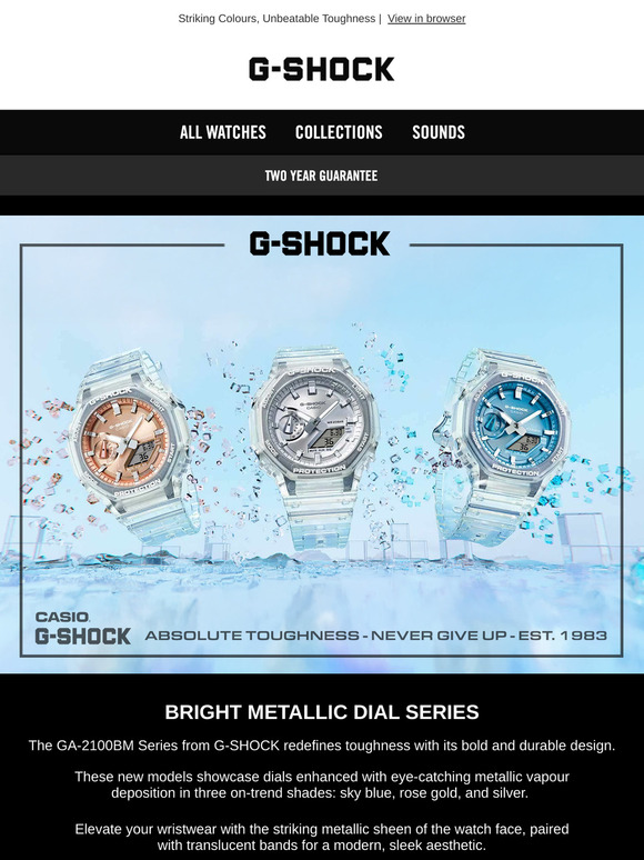 GA-2100BM: Meet The NEW Bright Metallic Series