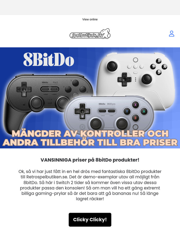 VANSINNIGA priser på 8bitDo produkter!