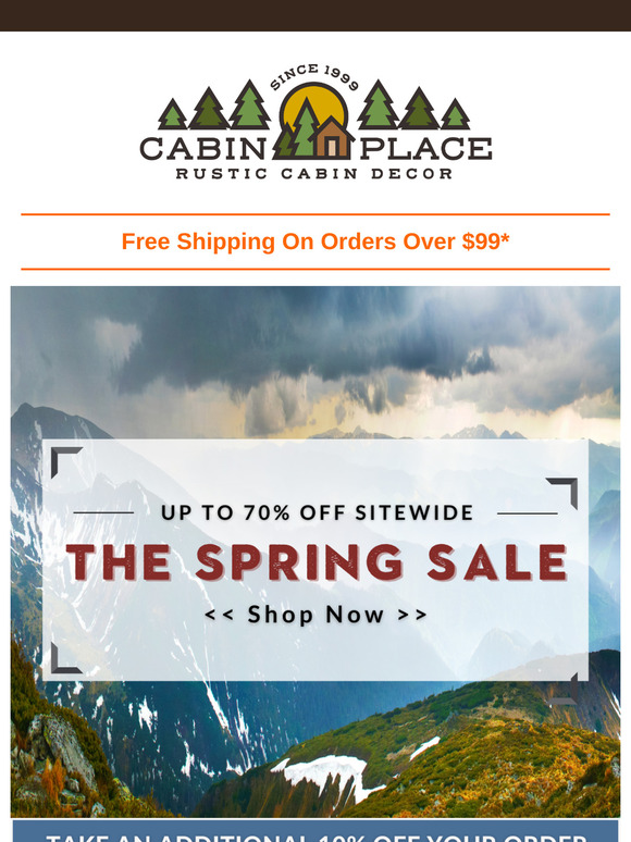 70% OFF Spring Sale Deals!
