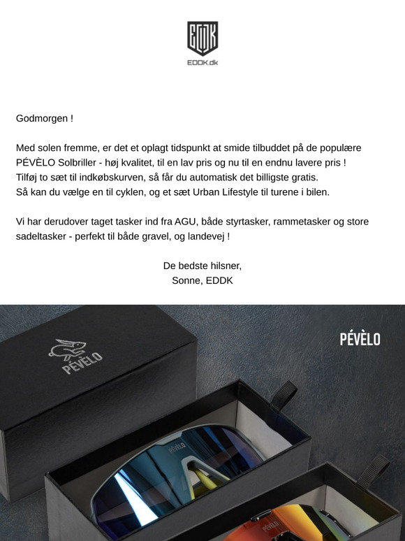 Køb 2 sæt solbriller, betal kun for 1 !