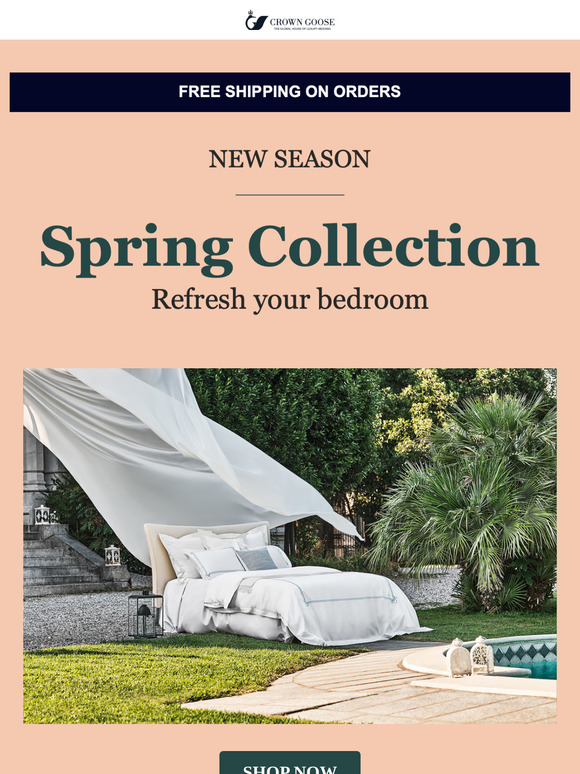 Spring Collection: Refresh your bedroom