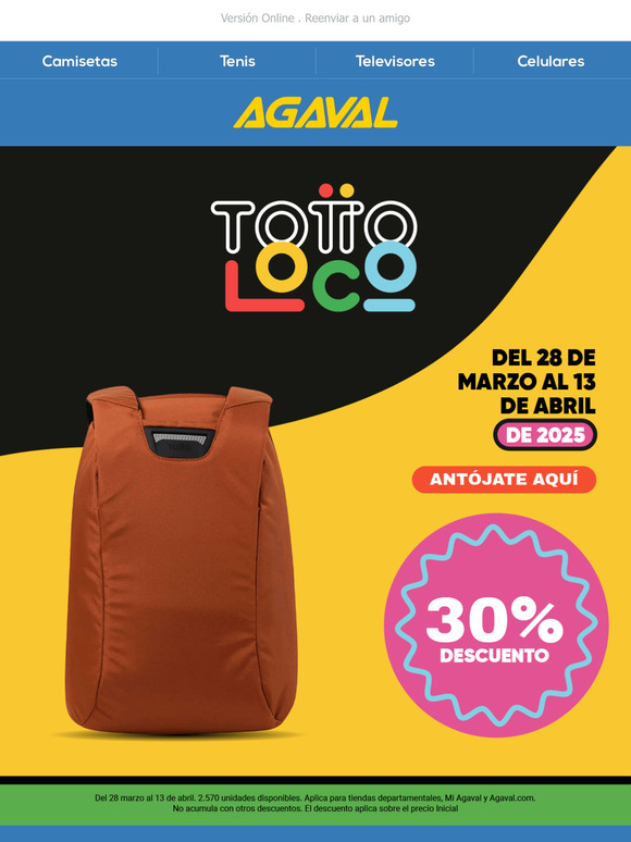 🔥 ¡Llévate lo mejor de TOTTO con 30% DCTO! 🔥