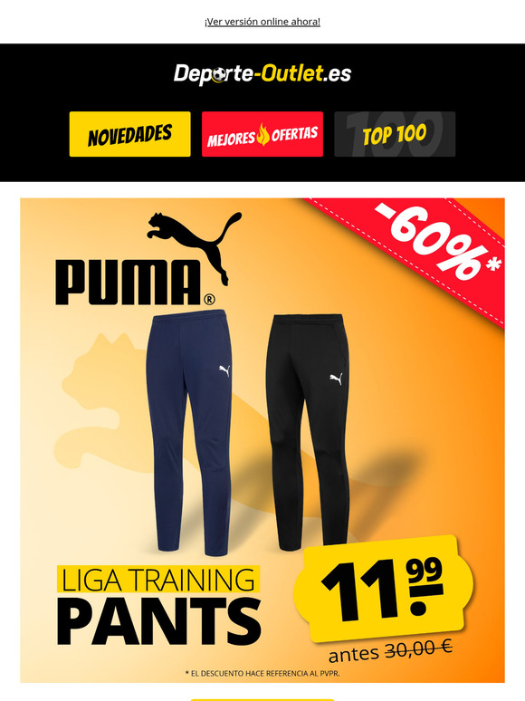 Pantalones de entrenamiento PUMA Liga por solo 11,99 € 😎