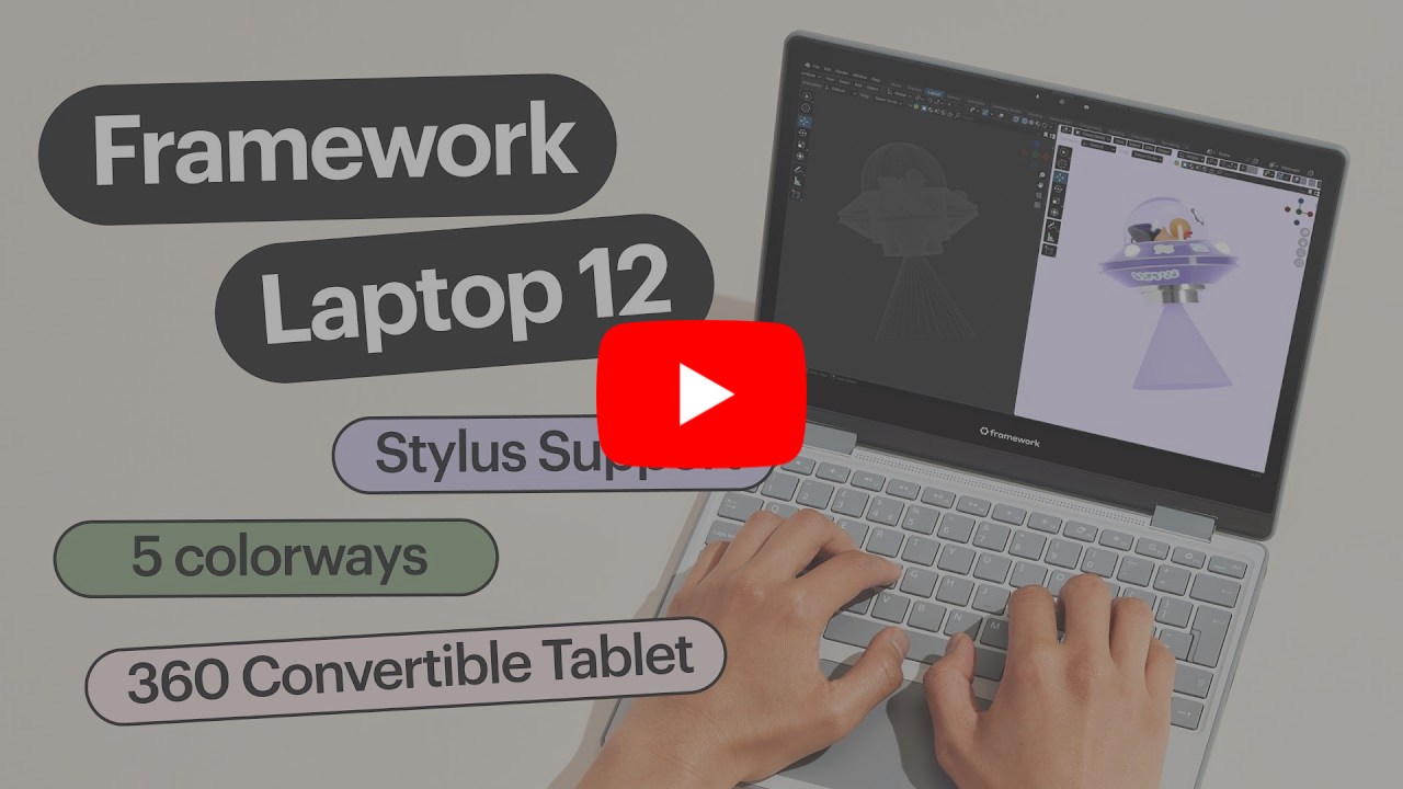 Framework Laptop 12 video