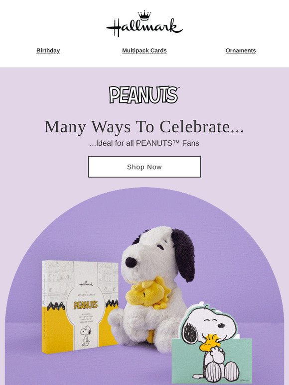 Celebrate 75 Years Of PEANUTS™ With Hallmark