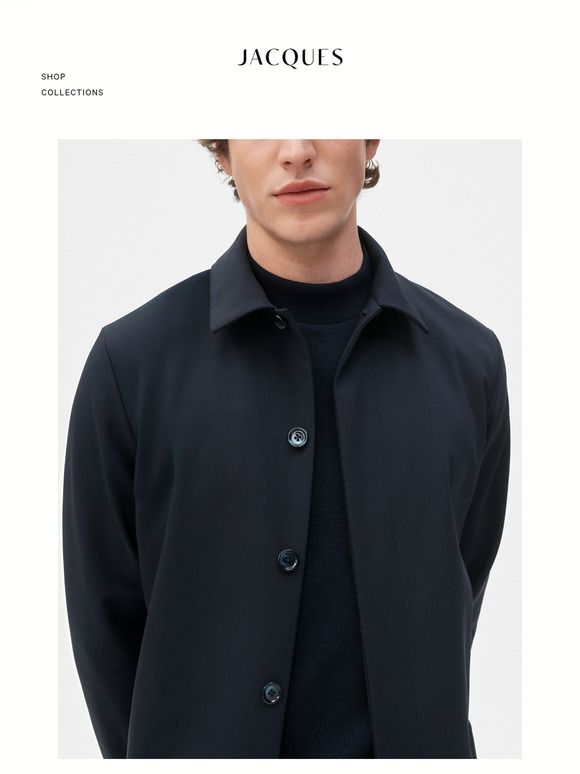 NEW IN: COTTON NYLON JACKET