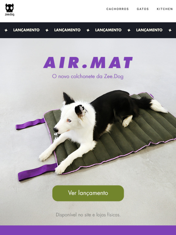 Air.Mat - O novo colchonete da Zee.Dog