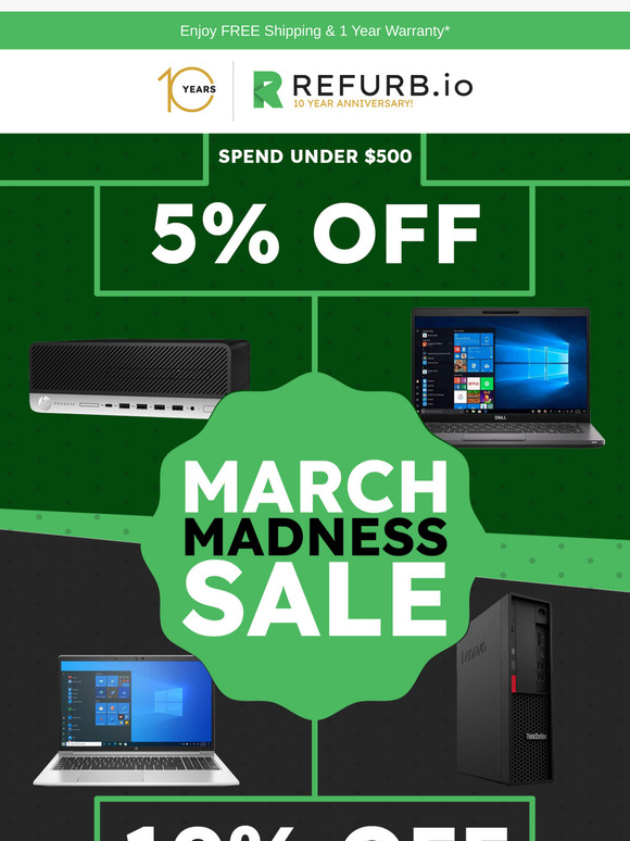 Clocks Ticking: 10% OFF March Madness Sale! 🏀 🚨
