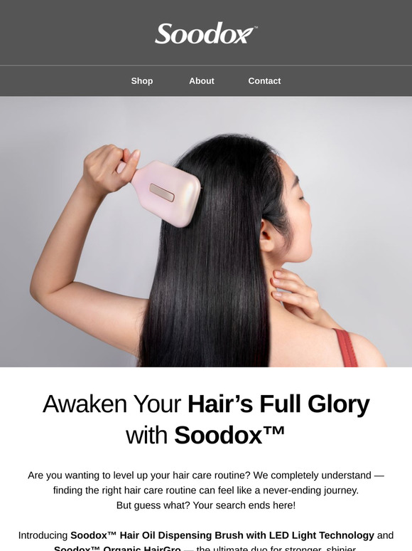 Experience the Power of Beautiful Hair with Soodox™