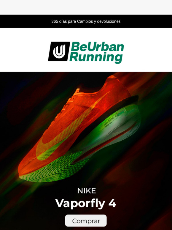 ¡Las Nike Vaporfly 4 ya en Be Urban Running!
