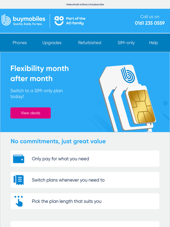 Don’t want to commit to a long contract?