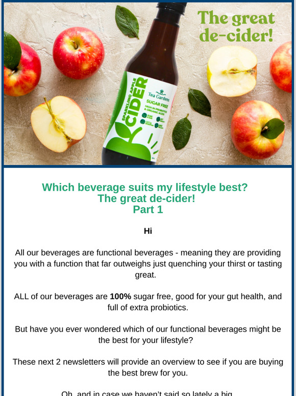 Which beverage suits my lifestyle best?