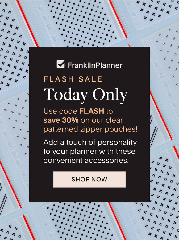 Flash Sale! Save 30% On This Planning Accessory.