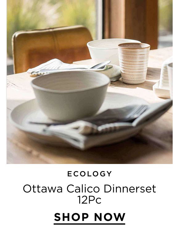 Ecology	Ecology Ottawa Calico Dinnerset 12Pc