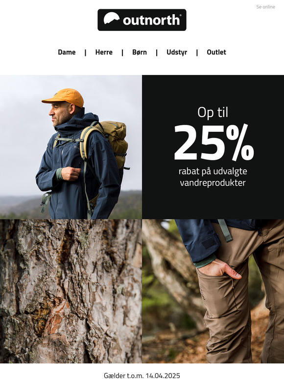 Gør dig klar til sæsonens vandretur med op til 25% rabat