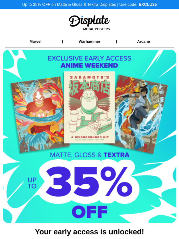 💥 Early deals unlocked: up to 35% OFF!