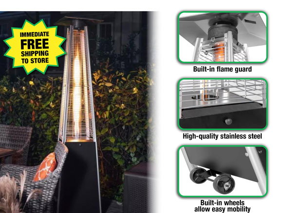 Pyramid Patio Heater - ONLY $129 After Rebate*!
