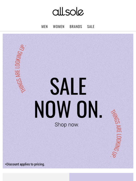 Spring sale is here