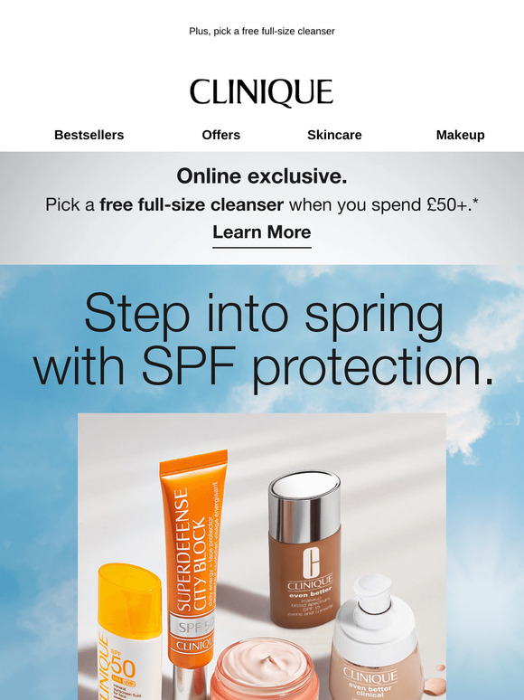 SPF at every step 🌞