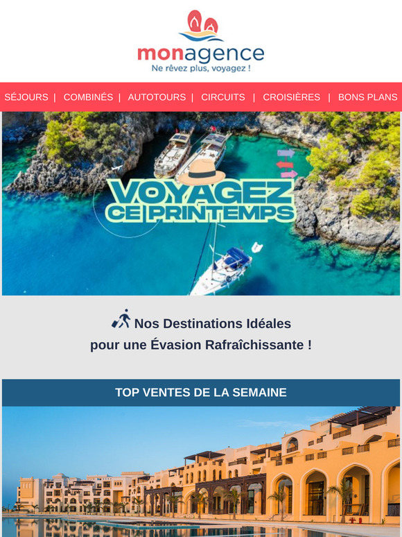 🌅 Voyagez sous le Soleil Printanier