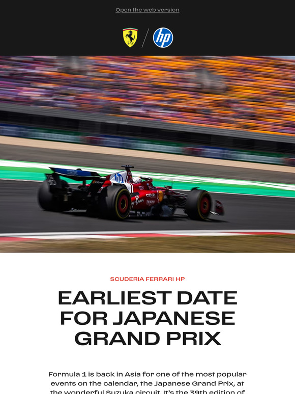 Earliest date for Japanese Grand Prix