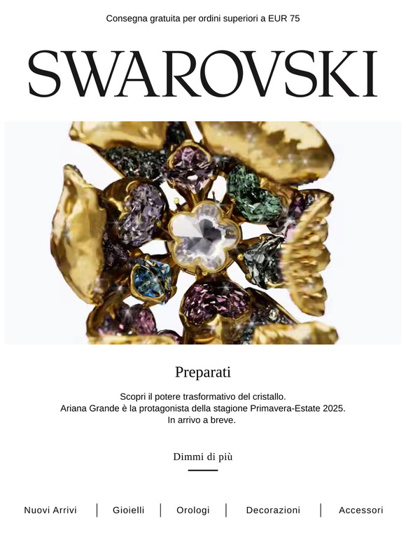 In arrivo a breve: Primavera-Estate 2025