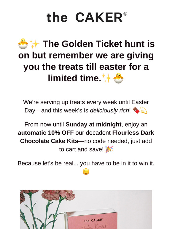 Get 10% off till Sunday Midnight on Flourless Dark Chocolate